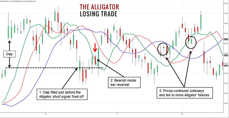 Alligator indicator settings